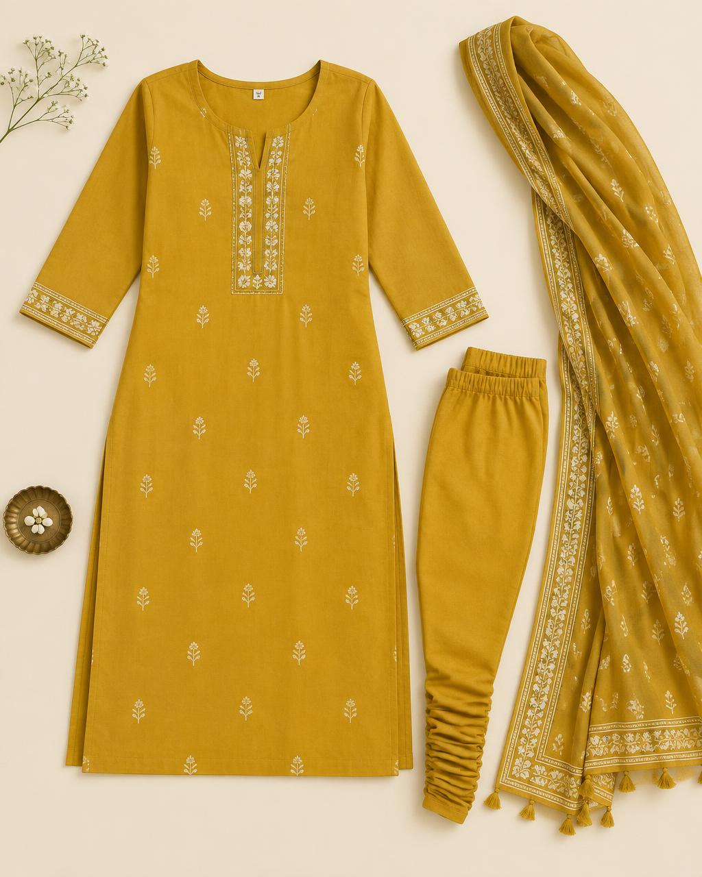 Lata Everyday Churidar Set — women's Churidar from MIMETA BOUTIQUE